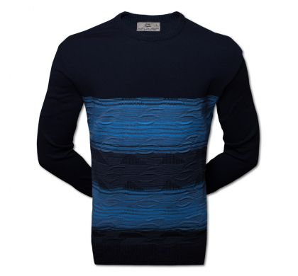 Классический джемпер 3XL-5XL (1354), цвет синий\голубой, D.Steech, фото № 2
