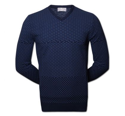 Классический пуловер (1313), цвет синий, D.Steech, фото № 2