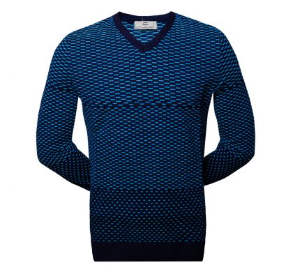 Классический пуловер (1313), цвет бирюза, D.Steech, фото № 4