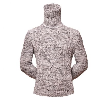 Теплый свитер оригинальной вязки (2007), цвет серый, D.Steech, фото № 1
