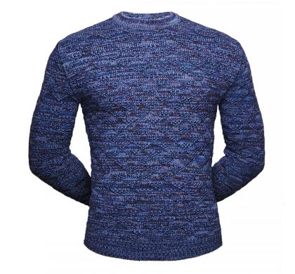 Тёплый джемпер 3XL-5XL (1951A), цвет джинс, D.Steech, фото № 1
