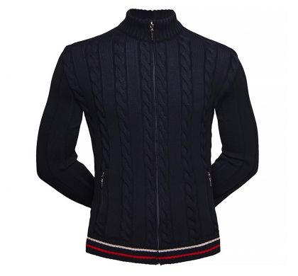 Кардиган на молнии 3XL-5XL(1962), цвет синий, D.Steech, фото № 1