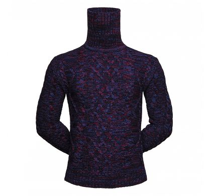 Теплый, разноцветный свитер (1969), цвет синий/бордо, D.Steech, фото № 2